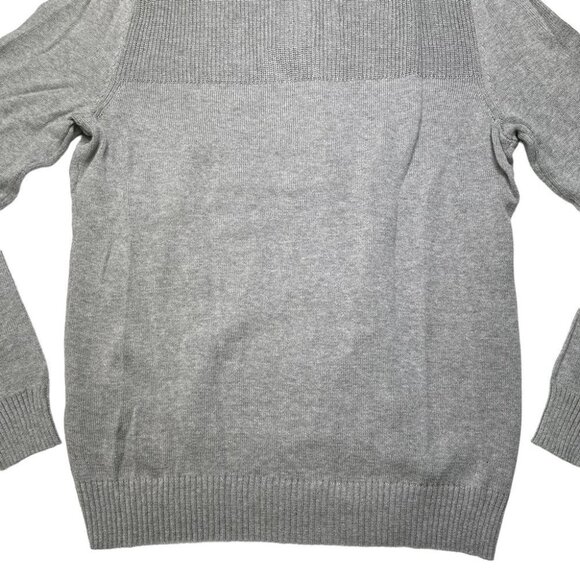 Club Room Soft Grey Heather Cotton Mens Sweater Size Small - Picture 8 of 10